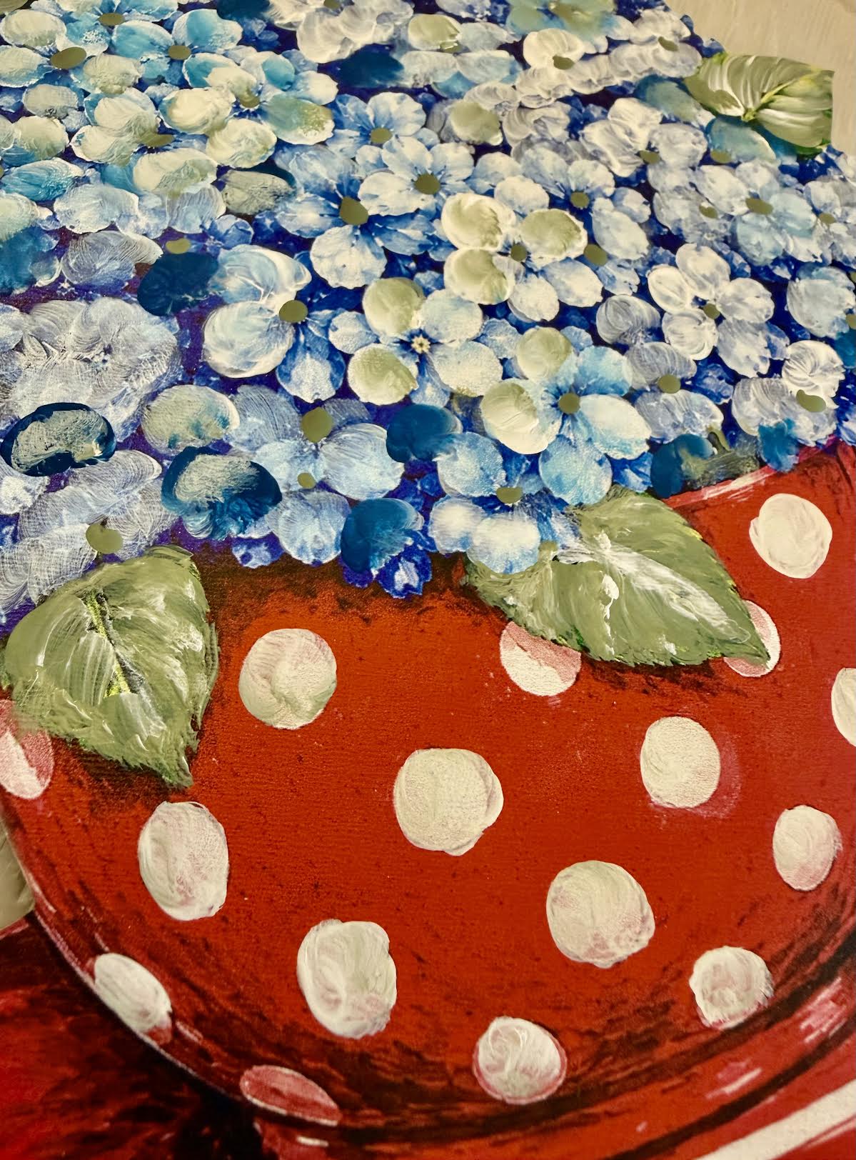 Seasonal & Everyday Toppers: Blue Hydrangeas in a Teacup