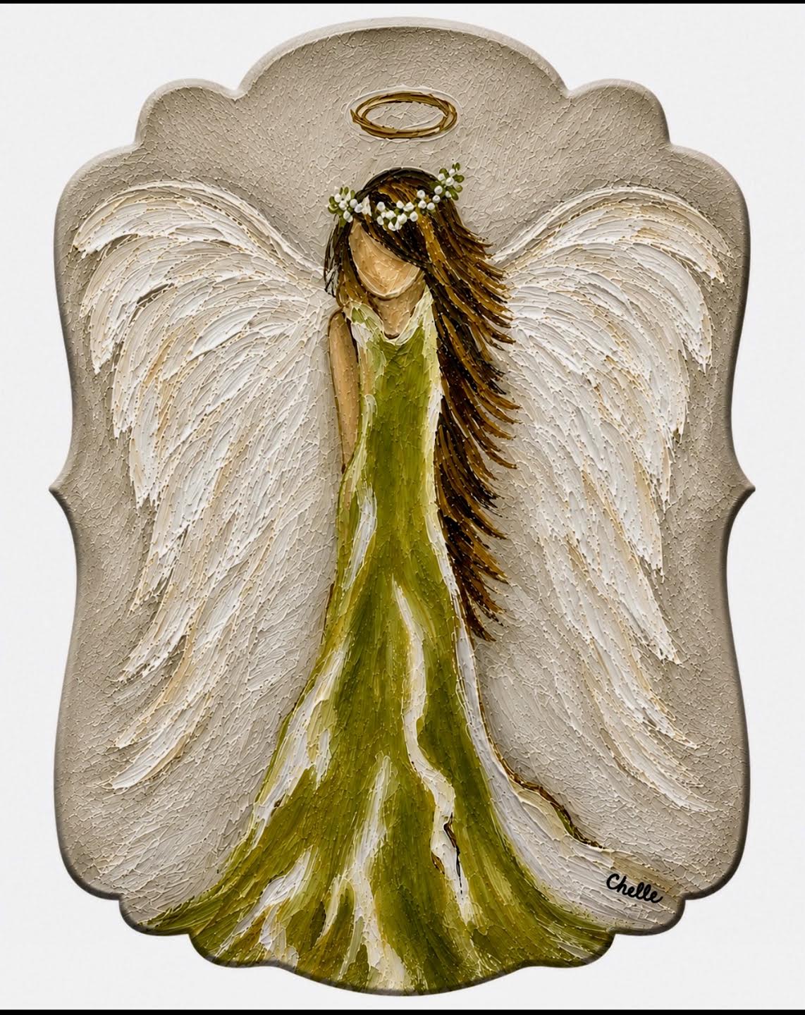 Christmas Ornament: Angel in Green