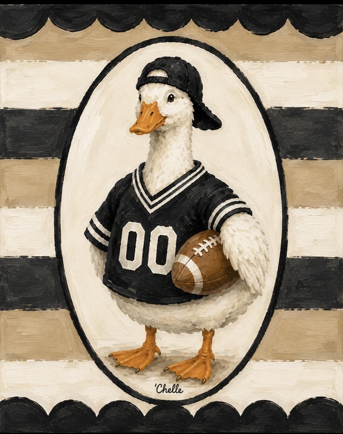 Garden Flag: Gameday Goose