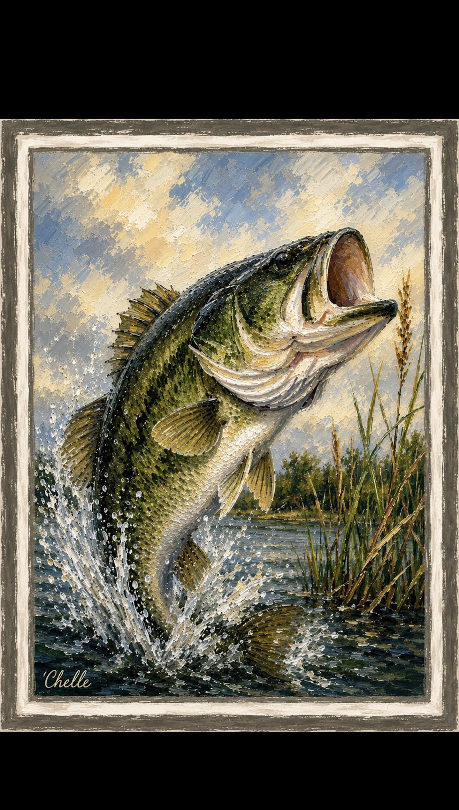 Garden Flag: Largemouth Bass