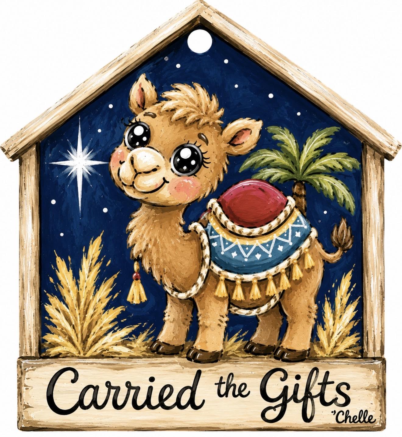 Christmas Ornament: Carried the Gifts, Camel