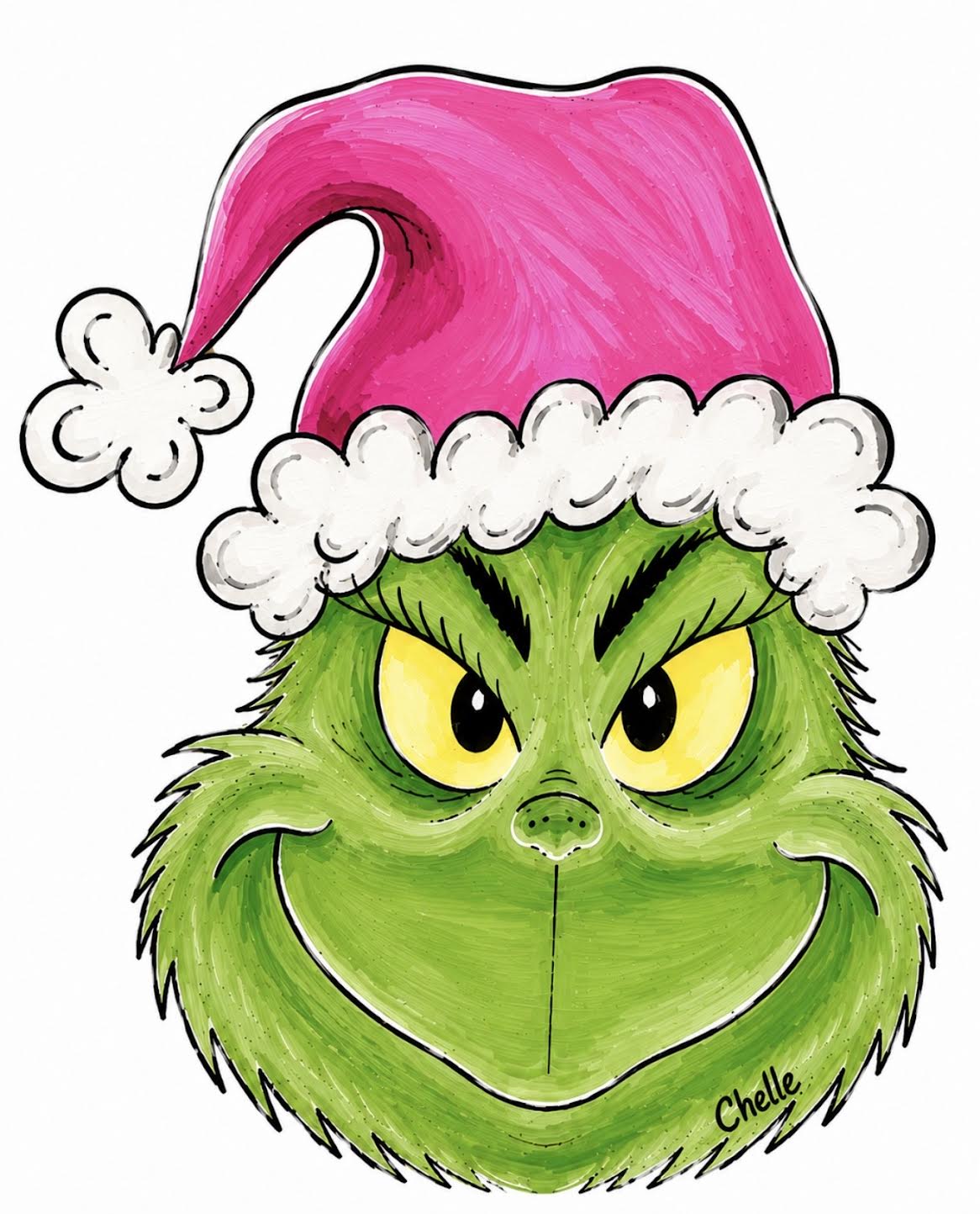Christmas Ornament: Pink Mischief