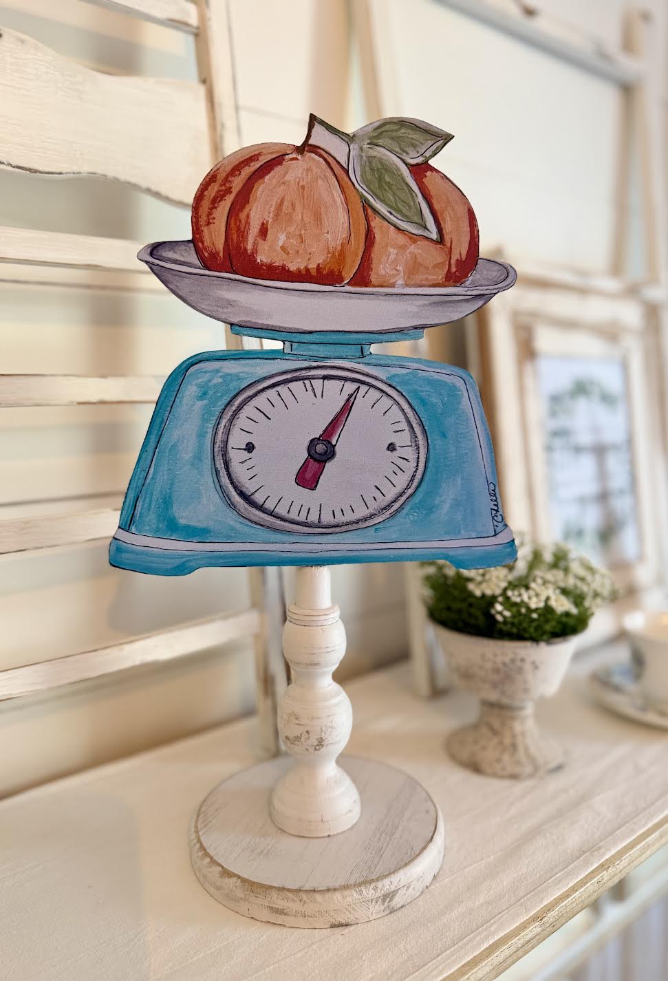 Seasonal & Everyday Topper: Vintage Peach, Market Scale