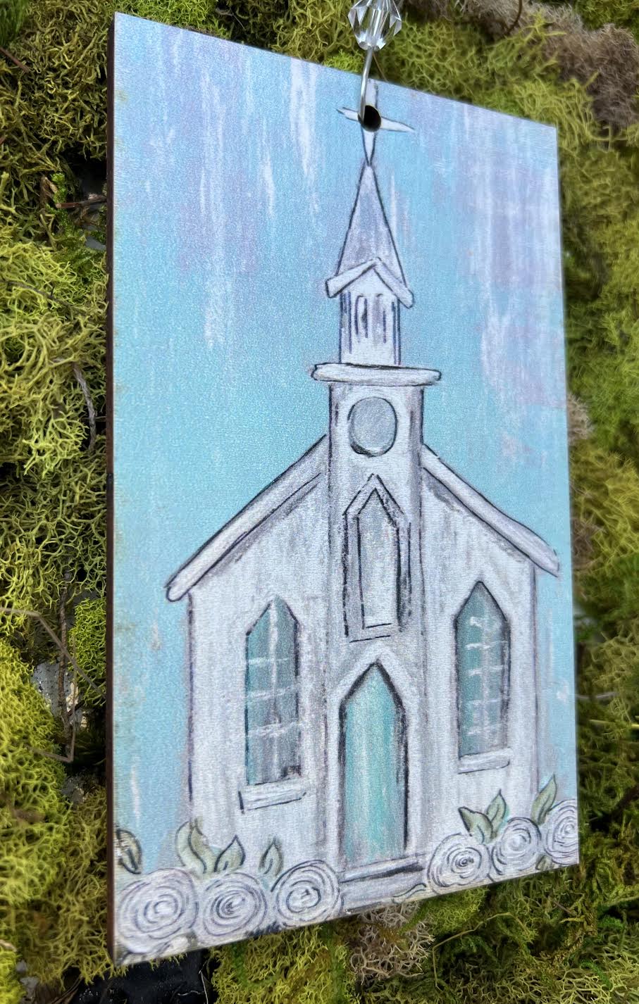 Easter Basket Tags & Wreath Attachments: Aqua Church