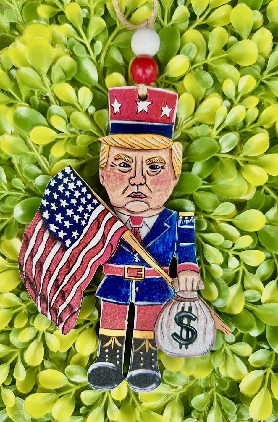 8" Patriotic President Trump Ornament – 250th Anniversary Edition