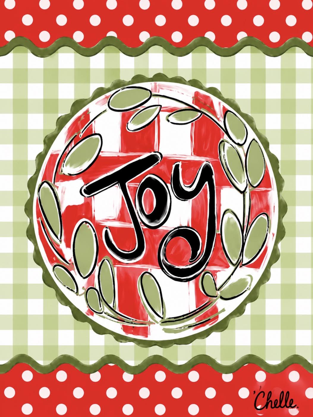 Garden Flag; Christmas Joy