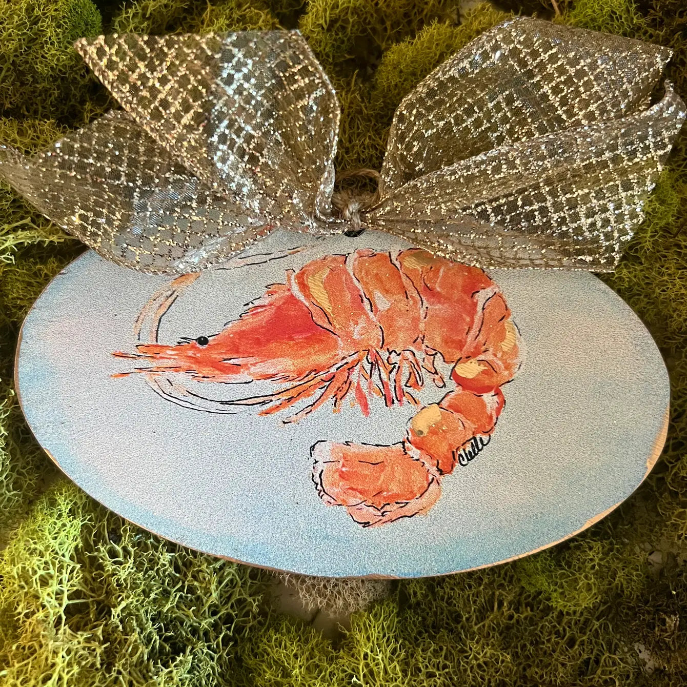 Christmas Ornament; Shrimp