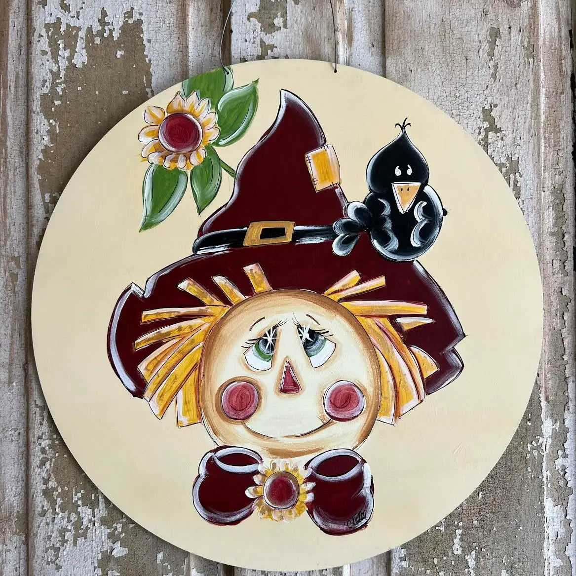 Door Hanger: Fall, Jackson Sage, Scarecrow