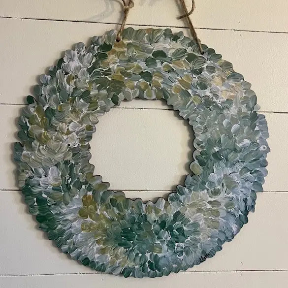 Interchangeable Boxwood Wreath Door Hanger