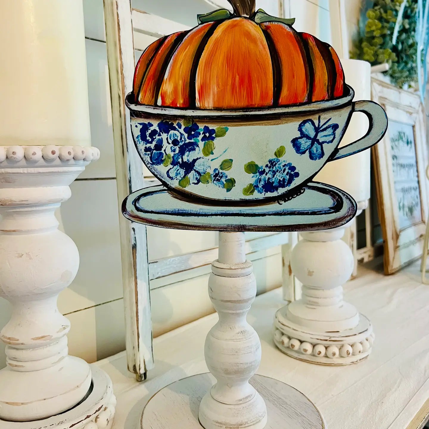 Seasonal & Everyday Toppers: Pumpkin in a Teacup