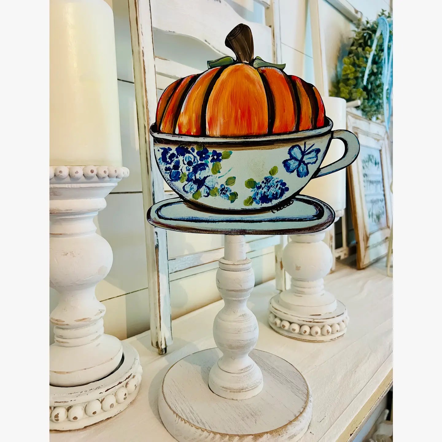 Seasonal & Everyday Toppers: Pumpkin in a Teacup