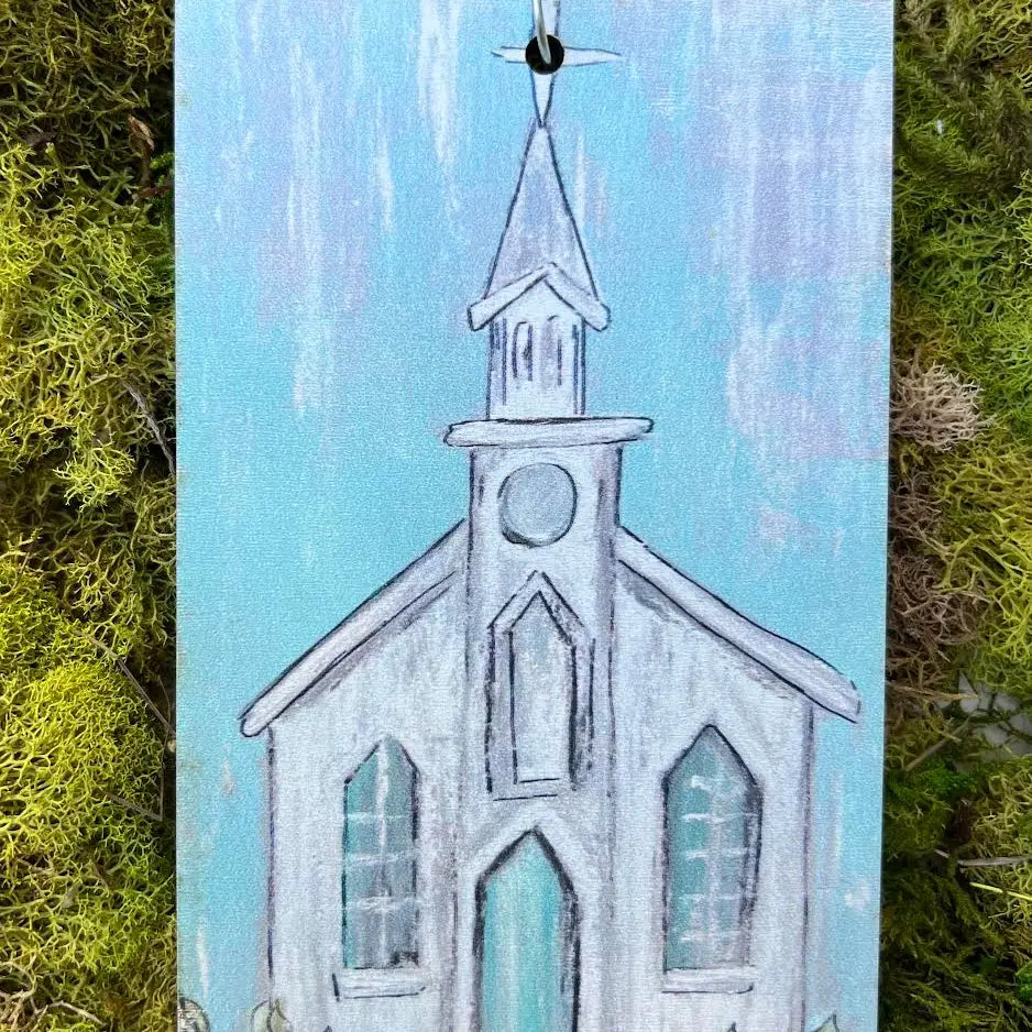 Easter Basket Tags & Wreath Attachments: Aqua Church