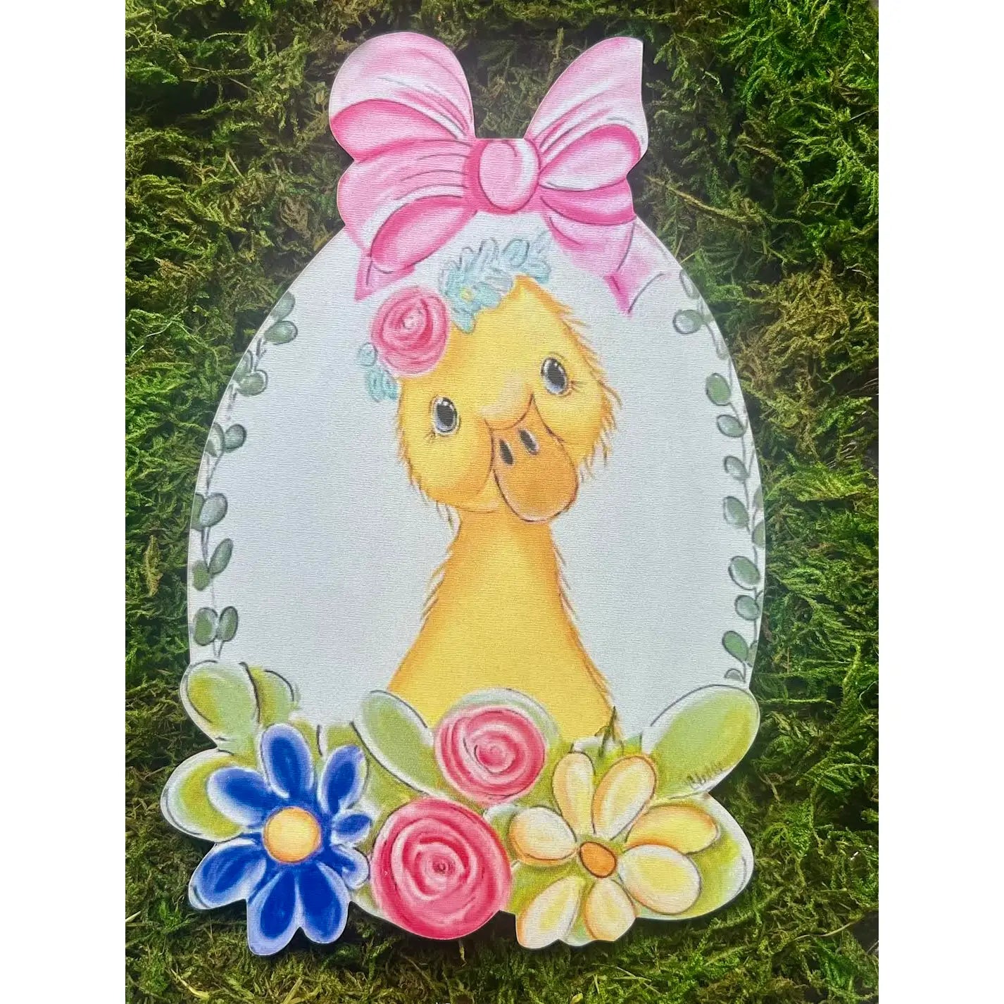 Wreath Attachment for the Boxwood: Easter Duck