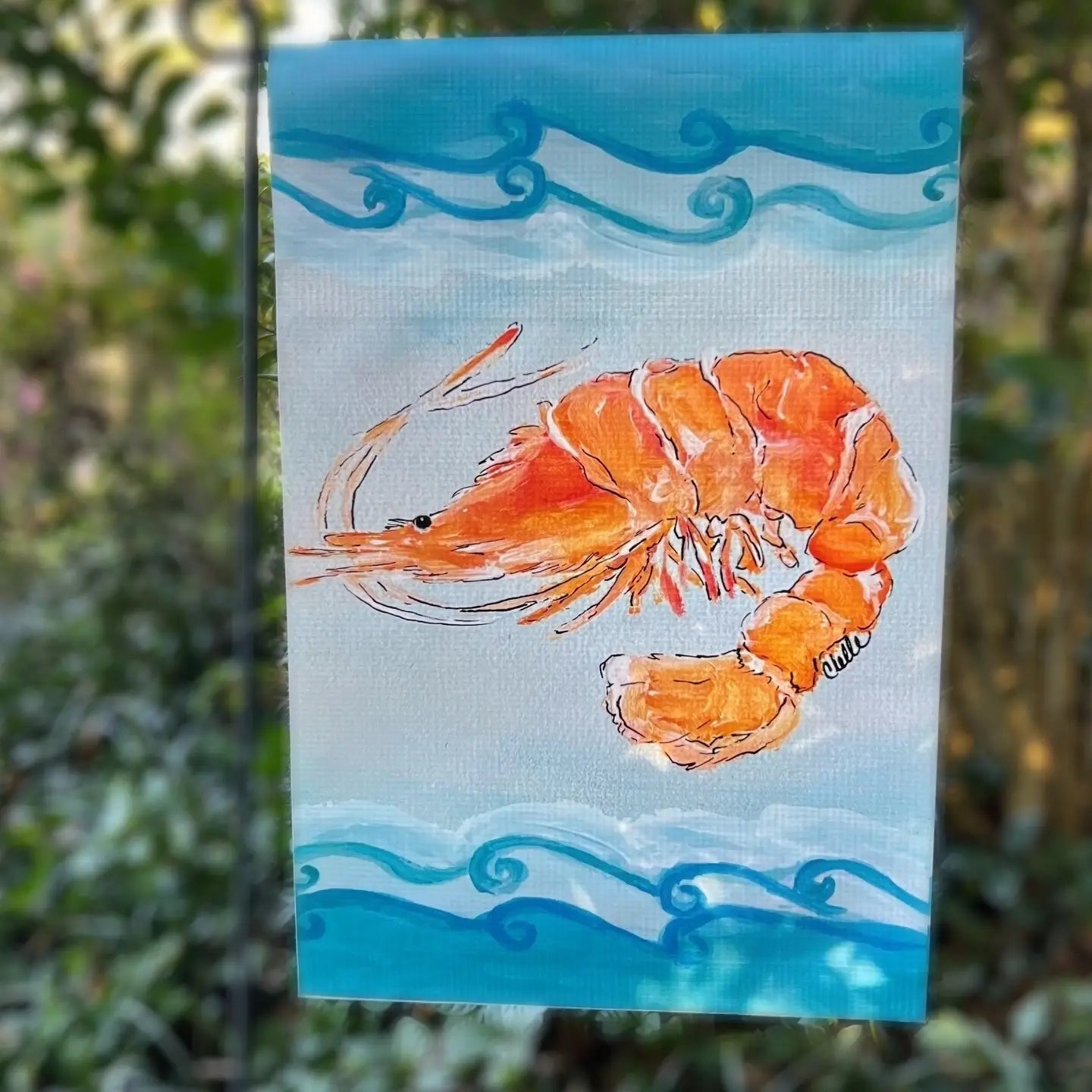 Garden Flag: Shrimp