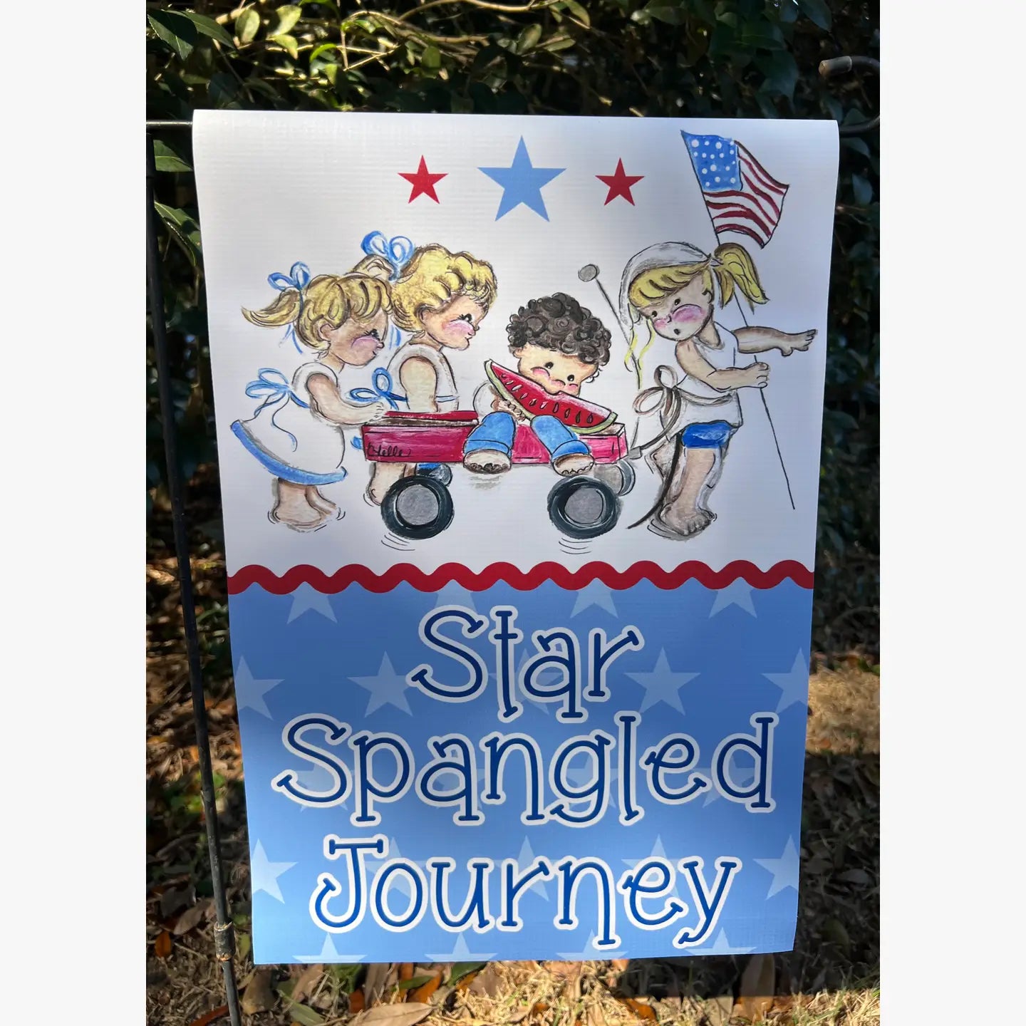 Garden Flag: Star Spangled Journey