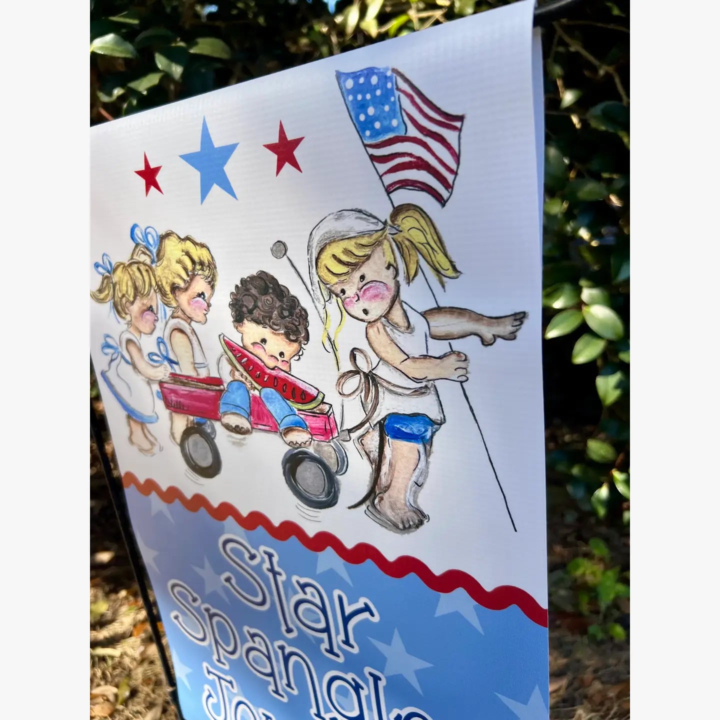 Garden Flag: Star Spangled Journey