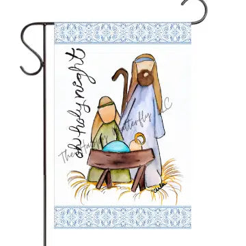 Garden Flag; Christmas, Oh Holy Night