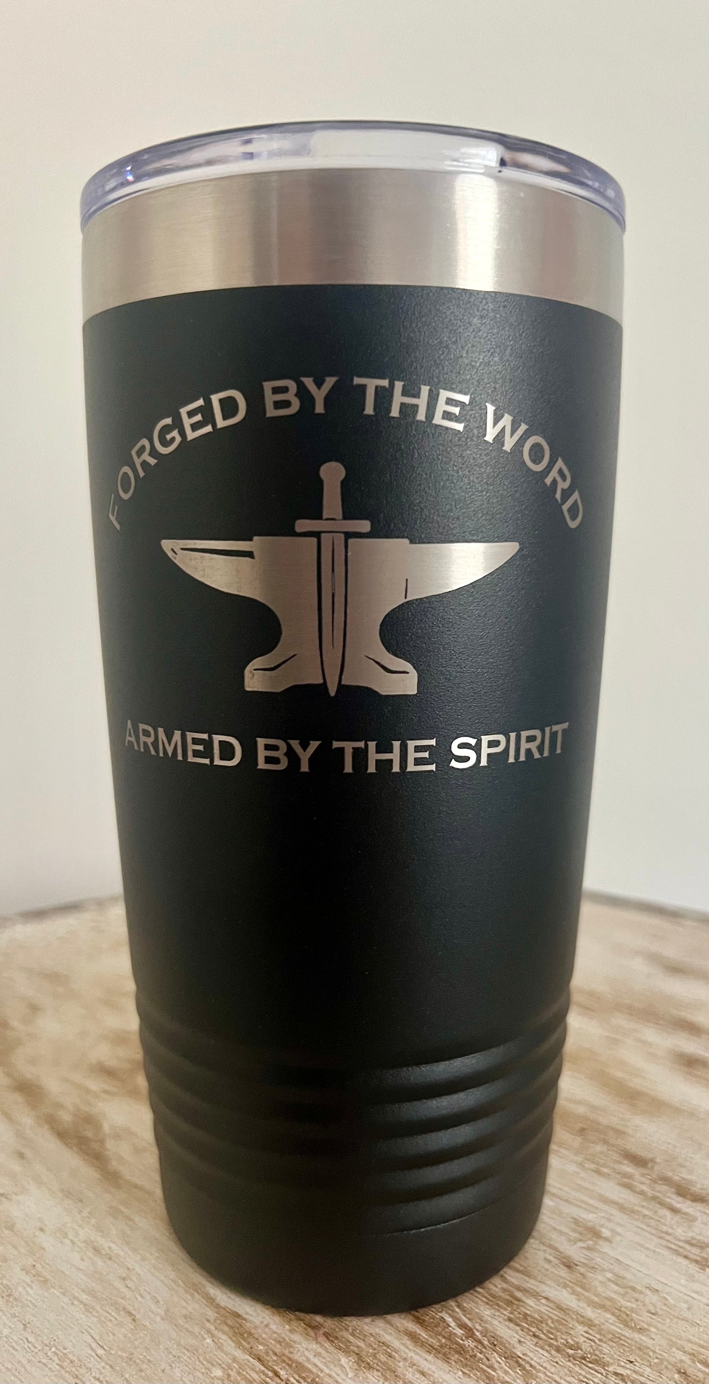 Iron Men of Faith 20 oz Tumbler – Christian Men’s Stainless Steel Drinkware