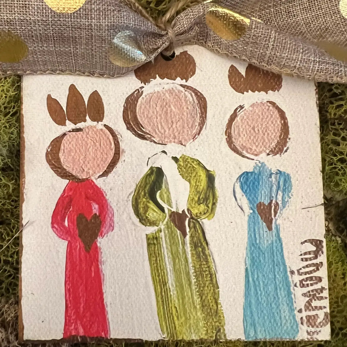 Christmas Ornament: Colorful Three Wisemen