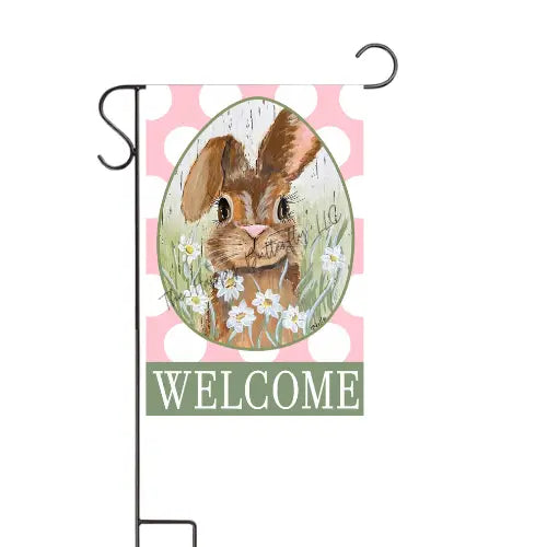 Garden Flag; Easter, Watchful Wilbur
