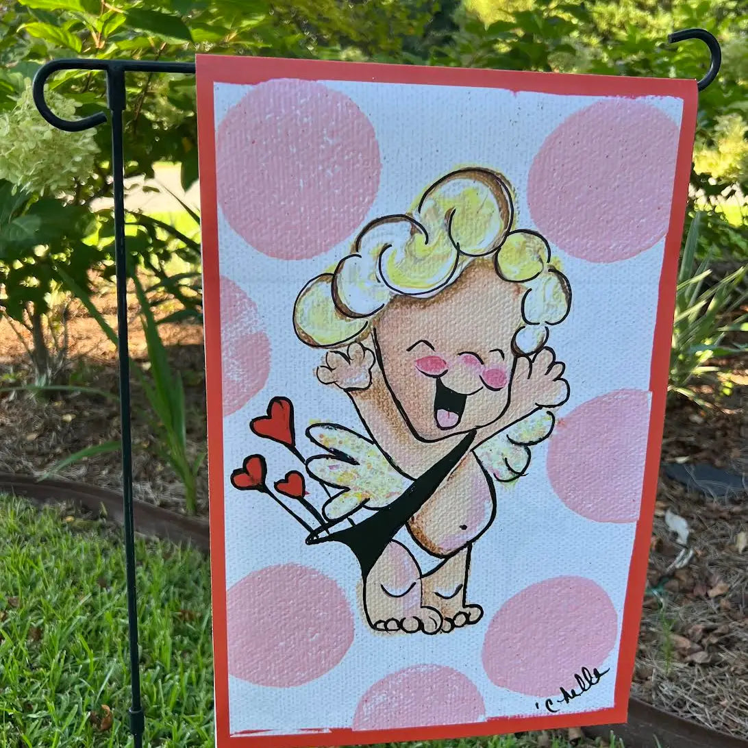 Garden Flag: Valentines, Andy Arrow