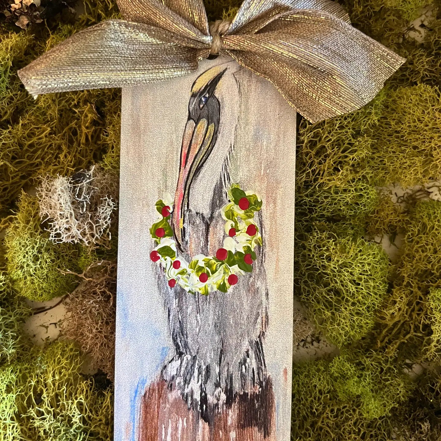 Christmas Ornament: Black Headed Pelican