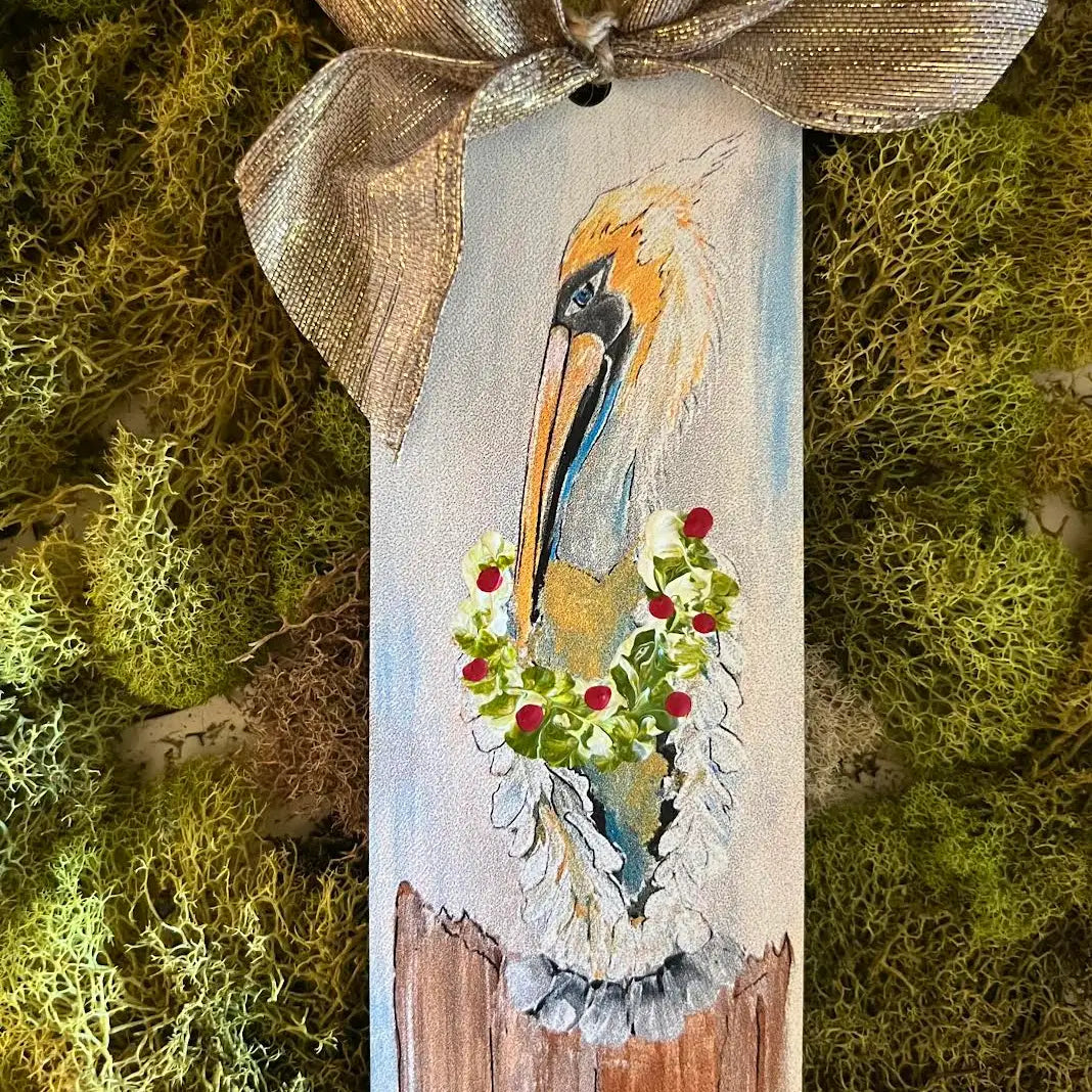 Christmas Ornament; Yellow Headed Pelican