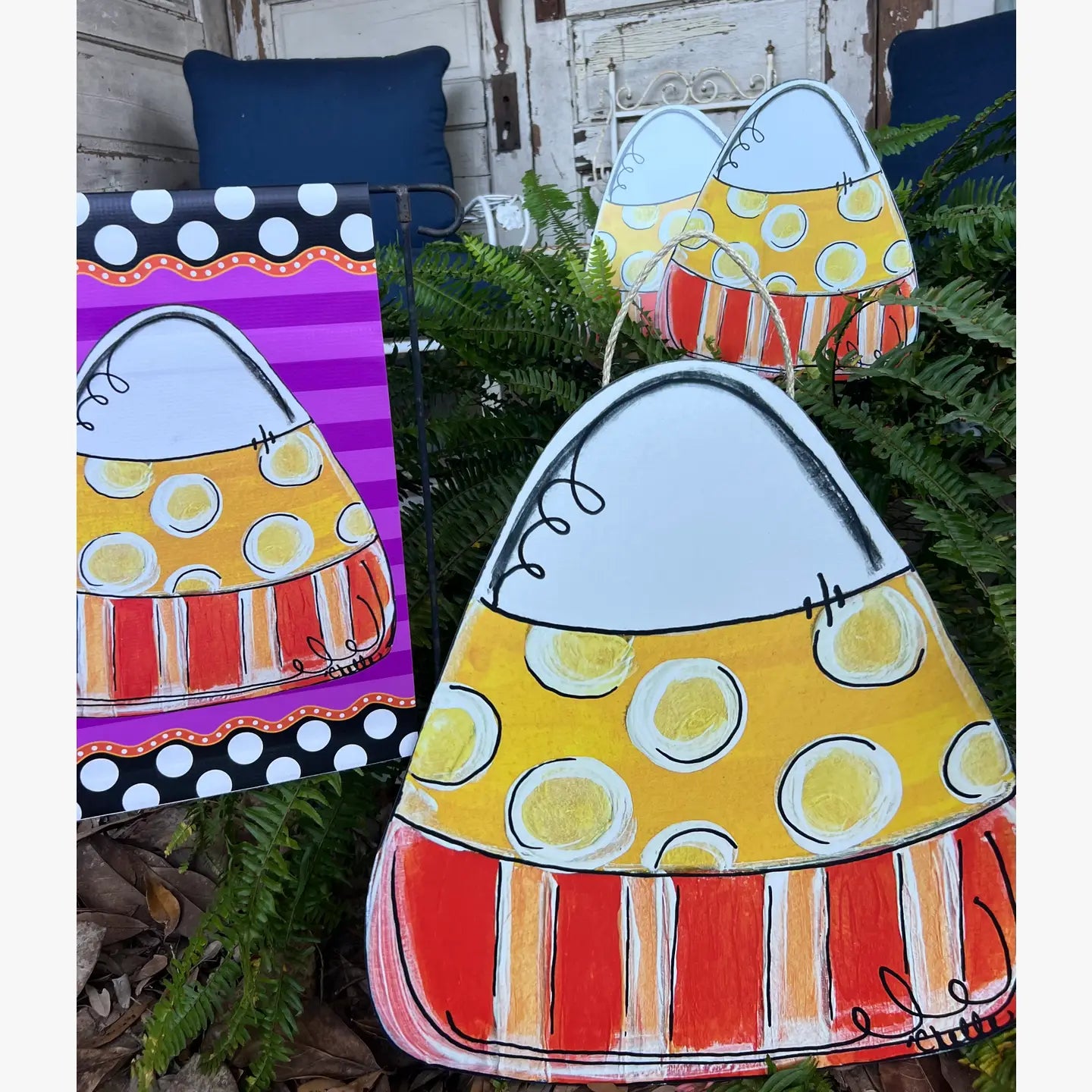 Door Hanger: Candy Corn, Halloween