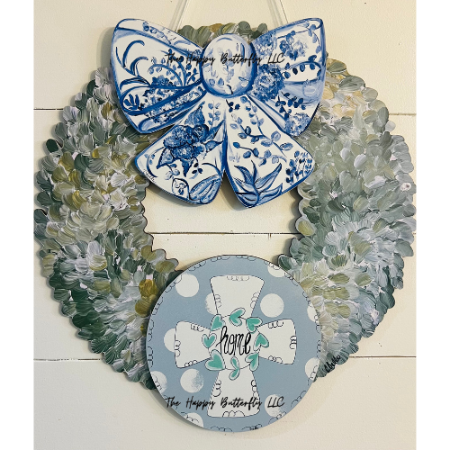 Home Cross | Custom Interchangeable Wreath Attachment