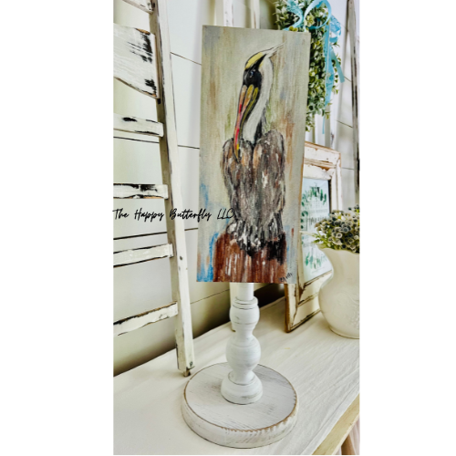 Percy, the Majestic Pelican | Custom Interchangeable Topper