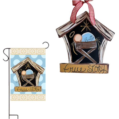 True Story | Custom Door Hanger