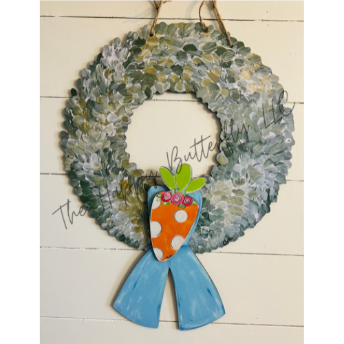 Crunch the Carrot | Custom Interchangeable Wreath Attachment