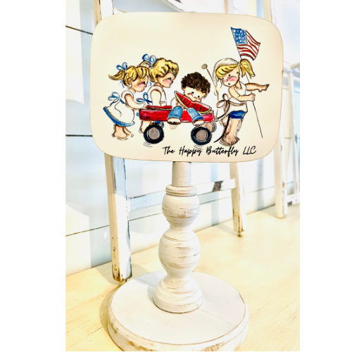 Star-Spangled Journey | Custom Interchangeable Topper