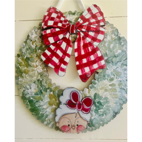 Mrs. Claus |Custom Interchangeable Wreath Attachment