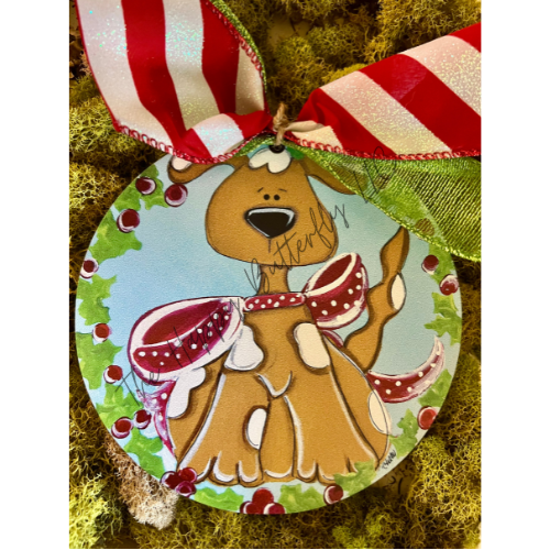 Christmas Dog | Multi-Use Custom Ornament