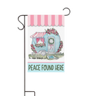 Peace Found Here | Custom Garden Flags