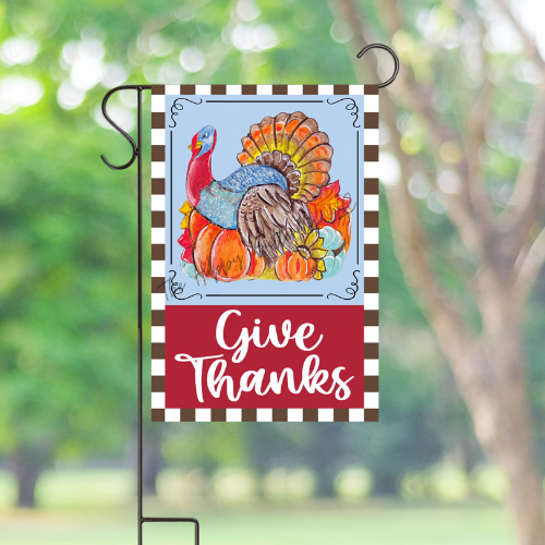 Thanksgiving Turkey | Custom Garden Flags