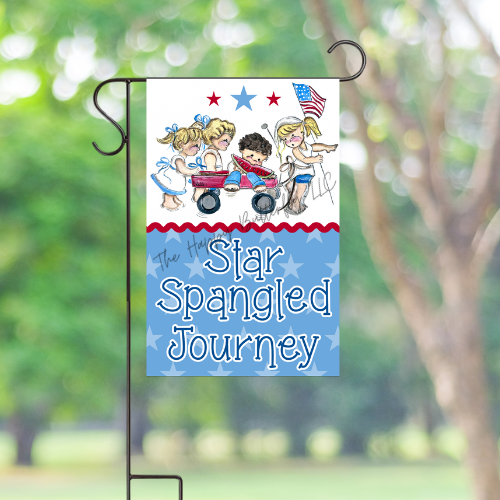 Star Spangled Journey | Custom Garden Flags