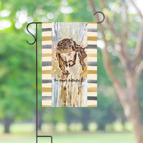 Jesus on the Cross | Custom Garden Flags