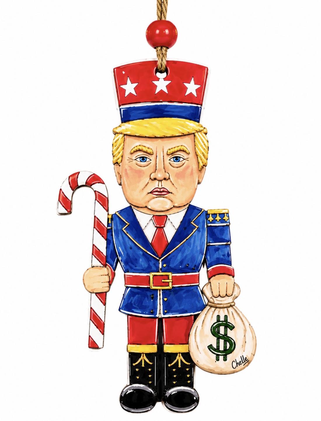 Christmas Ornament: President Trump Nutcracker