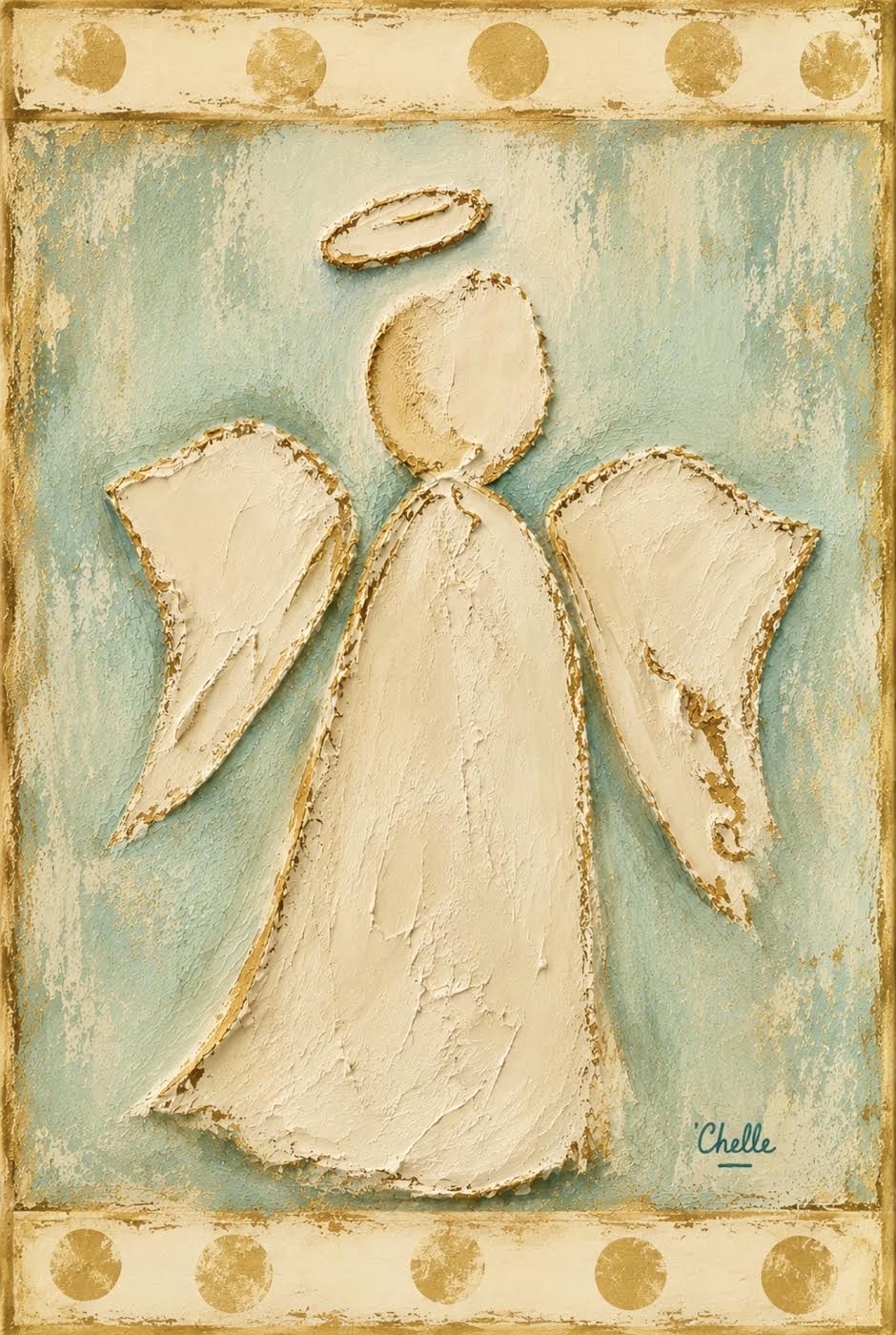 Garden Flag: White Angel