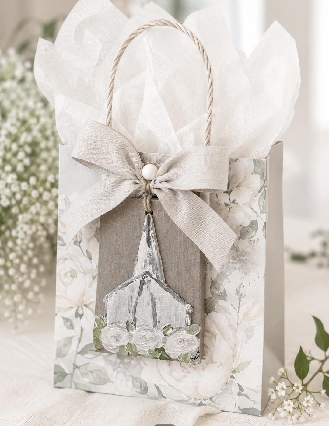 Easter Basket Tags & Wreath Attachments: Gray Church