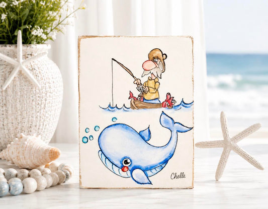 Decorative Blocks: Jack the Fisherman