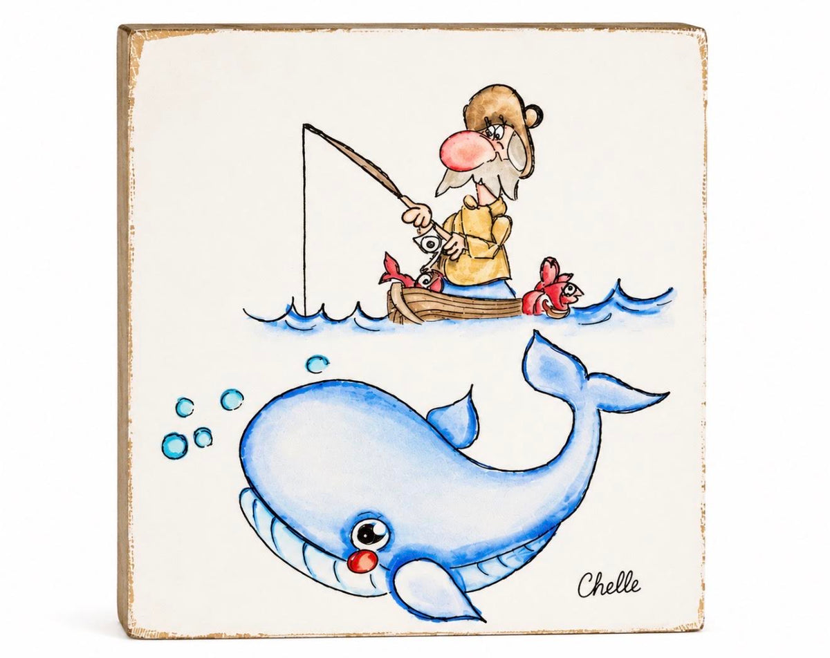 Decorative Blocks: Jack the Fisherman