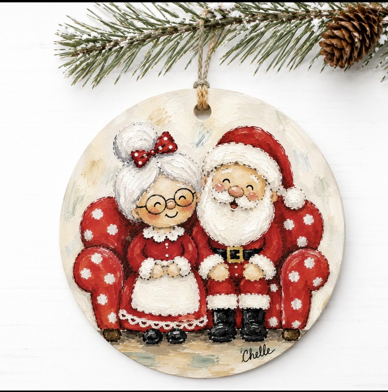Christmas Ornament: Christmas Cuddles