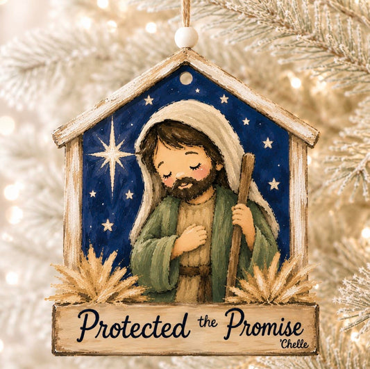 Christmas Ornament: Protected the Promise
