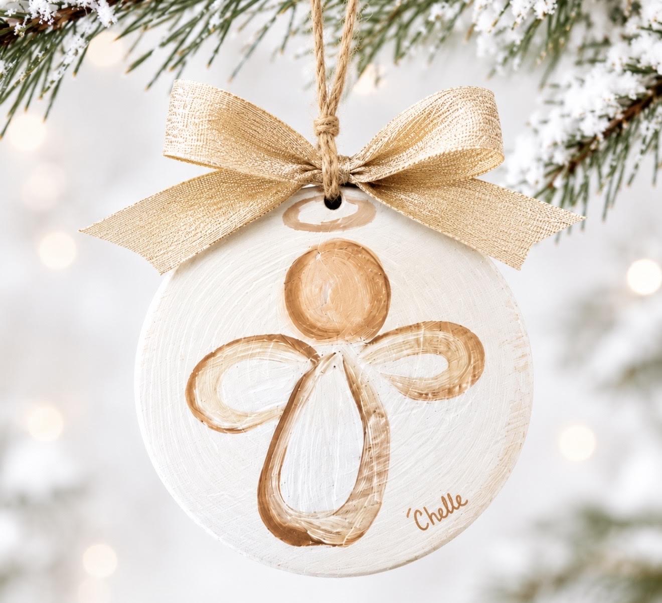 Christmas Ornament: Circle Angel