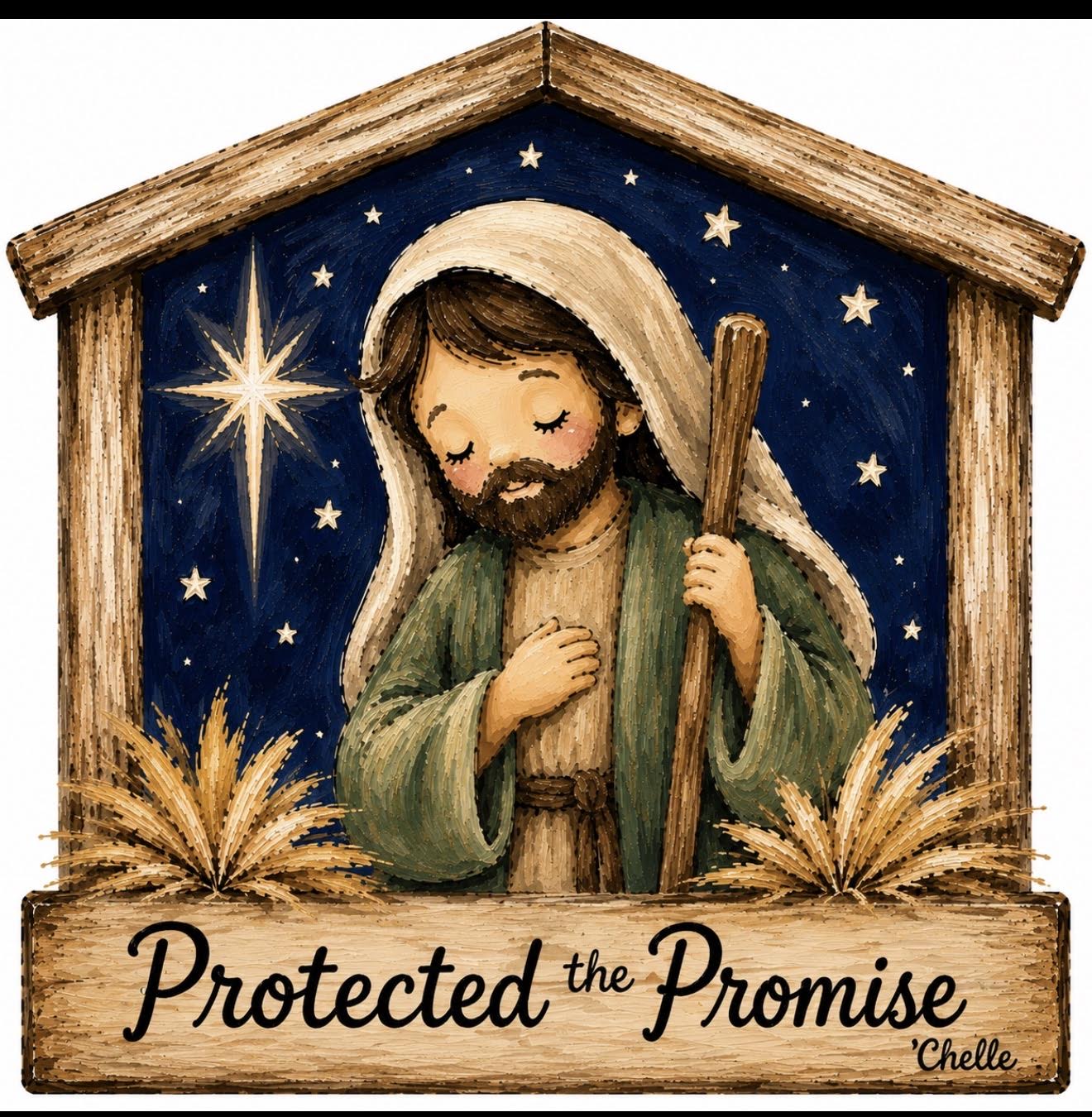 Christmas Ornament: Protected the Promise