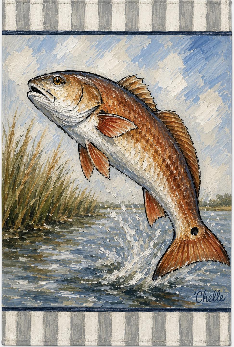 Garden Flag: Redfish