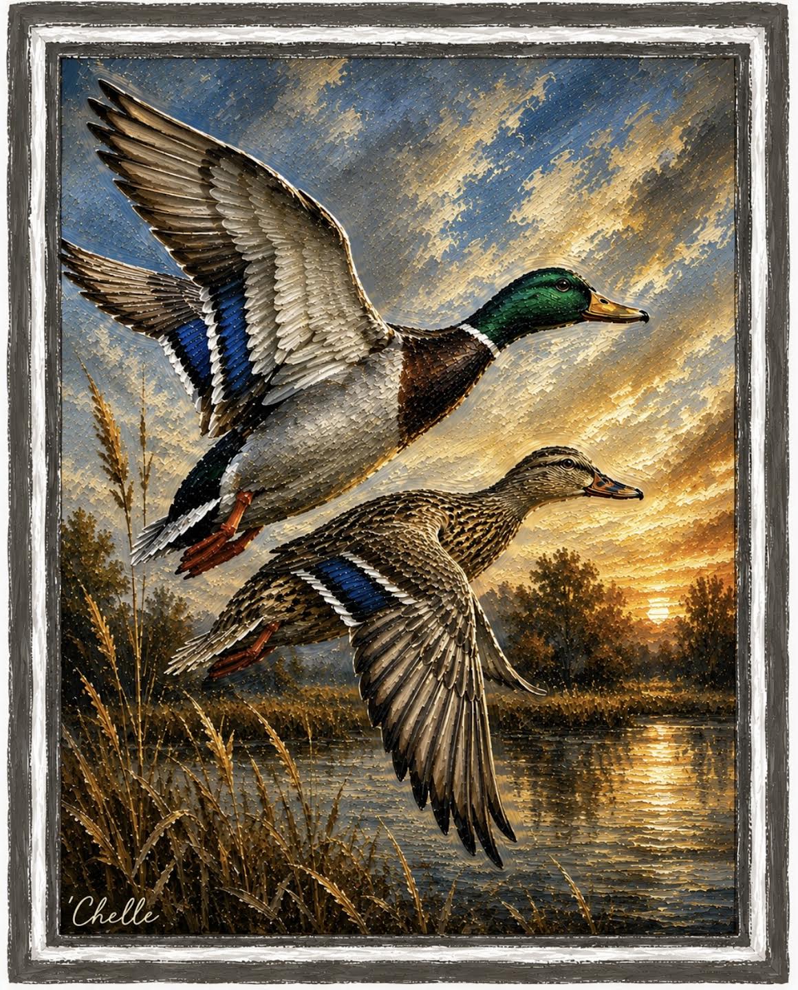 Garden Flag: Mallard Ducks